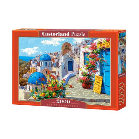 Puzzle Castorland 2000el Wiosna w Santorini, Grecja